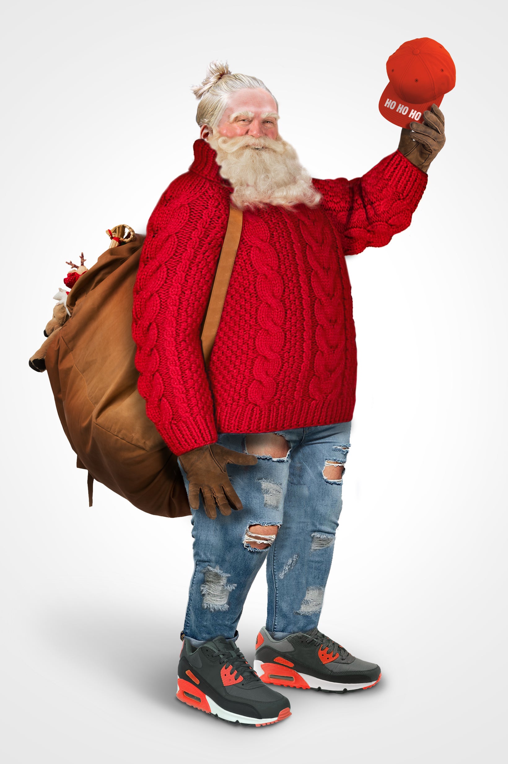 Modern santa 2024 claus costume